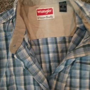 short sleeve boys wrangler dress shirt
